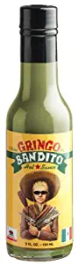 Gringo Bandito Hot Sauce, Green, 5 Ounce (Pack of 4)