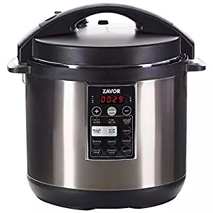 Zavor LUX Multi-Cooker, 8 Quart Electric Pressure Cooker, Slow Cooker, Rice Cooker, Yogurt Maker and more - Stainless Steel (ZSELX03)