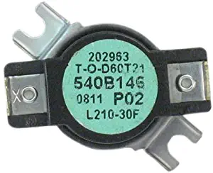 GE WE4M160 Thermostat Safety for Dryer