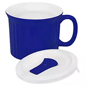 CorningWare 20-Ounce Meal Mug with Vented Lid (Blueberry)