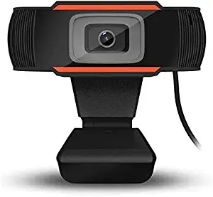 HD Webcam 1280 x 720p Streaming Web Camera with l Microphones, Webcam for Gaming Conferencing & Working, Laptop or Desktop Webcam, USB Computer Camera for Mac Xbox YouTube Skype OBS