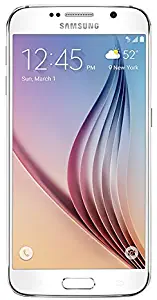 Samsung Galaxy S6 Unlocked SM-G920A GSM Smartphone, White Pearl, 32GB