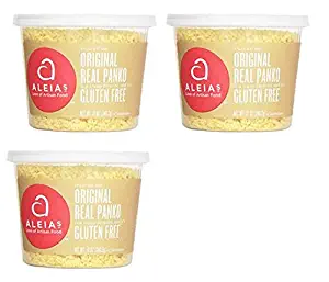 Aleias Gluten Free Panko Crumbs, Original, 12 Ounce (Pack of 3)