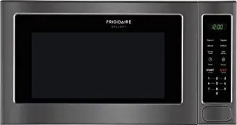 Frigidaire Gallery Series 2 cu. ft. Capacity Countertop Microwave with 1200 Cooking Watts, Quick Cook, Sensor Cook, One-Touch Options, Effortless Reheat in Black Stainless Steel