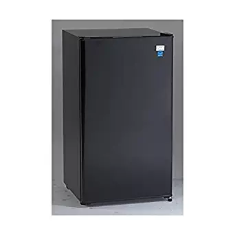 Avanti AR321BB All Refrigerator with Auto Defrost and Reversible Door, 3.2 cu. ft, Black