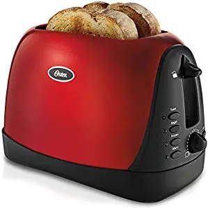Oster 6307 Inspire 2-Slice Toaster, Metallic Red