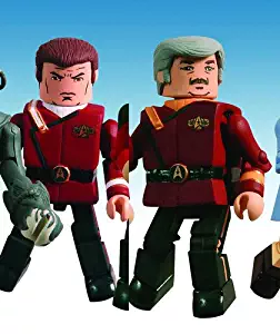 Star Trek Diamond Select Toys Series 4 Minimates Admiral Kirk and Dress Uniform Scotty (Variant)