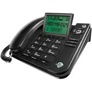 General Electric Corded Phone with Caller ID and Speakerphone (Black), 29585FE1
