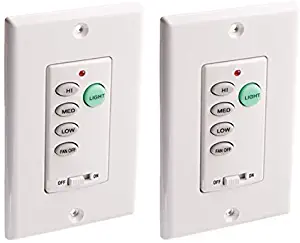 Westinghouse Lighting Westinghouse Wireless Ceiling Fan and Light Wall Control (2 Pack)