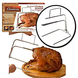 Turkey Roaster - Original Upside Down"Turkey Dunrite Stainless Steel Cooker - Keeps Juices Inside