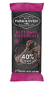 Farm & Oven Beet Dark Chocolate Bakery Bites - 20 packs. 60 Healthy Muffins. 40 Servings of Veggies. Delicious. Yummy. Healthy. 40% of Your Daily Veggies in Each Pack. High Fiber. 1 Box.