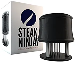Steak Ninja Meat Tenderizer 56 Stainless Steel Blades for Faster Marinating & Cooking Times