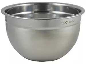 Tovolo Stainless Steel, Easy Pour, Deep Mixing Bowl, 1.5 Quart