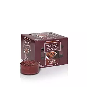 Yankee Candle Candied Pecans Tea Light Candle, Food & Spice Scent