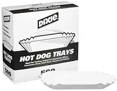 Dixie 8" Fluted Hot Dog Tray 500ct