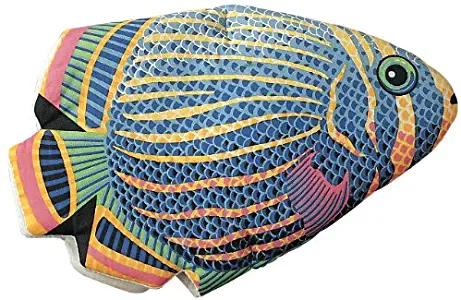 Tropical Fish Oven Mitt, Quilted Cotton, Designed for Light Duty Use, by Boston Warehouse