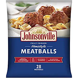 Johnsonville, Homestyle Meatballs, 24 oz (Frozen)