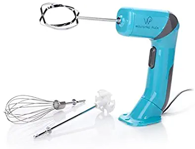 Wolfgang Puck BGHM0020 Twist and Mix 2-Speed Hand Mixer with 3 Positions, Turquoise