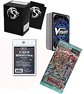 Cardfight! Vanguard Gold Paladin 50 Cards Player Kit Deck Box & Sleeves, Pack