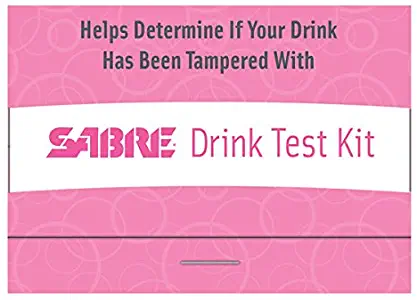 SABRE Drink Test Kit - 5 GHB/Ketamine Tests for Personal Safety