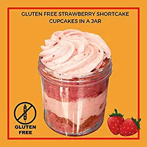 Cupcakes in a Jar 6oz (Gluten Free Strawberry Shortcake)