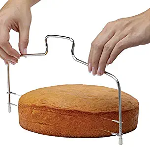 Bread Slicer - 1pc Stainless Steel Cake Cutter Double Wire Pizza Bread Slicer Pastry Trimmer Dough Gadgets Home - Mold Presto Guide Multi-functional For Box Cutter Toast Maker Collapsible