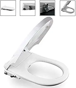 Bidet Toilet Seat Attachment Self-Cleaning Nozzle Silent Waterproof Design Feminine Washing Massage SPA Safety and Health Non-Electric