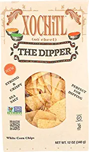 Xochitl White Corn Tortilla Chips - The Dipper - 12 oz (Strong & Crispy)
