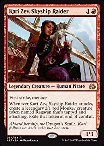 Magic: the Gathering - Kari Zev, Skyship Raider (87/184) - Aether Revolt