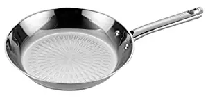 T-fal E76005 Performa Stainless Steel Dishwasher Safe Oven Safe Fry Pan Saute Pan Cookware, 10.5-Inch, Silver