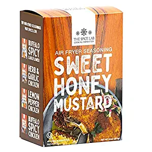The Spice Lab - Sweet Honey Mustard Air Fryer Panko Seasoning - 9.6 oz. - Air Fryer Must Have - Perfect Flavored Panko Breadcrumbs and Rice flour for Pork Chops, Vegetables and Chicken.