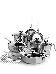 Wolfgang Puck Bistro Elite 13-piece Stainless Steel Cookware Set by Wolfgang Puck
