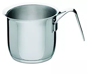 A Di Alessi,AJM302"POTS & PANS", Milk boiler in 18/10 stainless steel mirror polished,2 qt ¼ oz