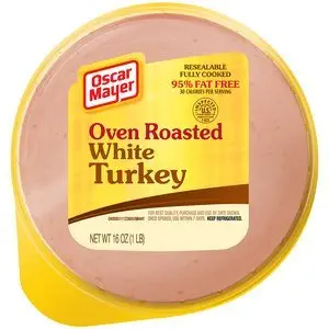 OSCAR MAYER LUNCH MEAT COLD CUTS OVEN ROASTED WHITE TURKEY 16 OZ PACK OF 3