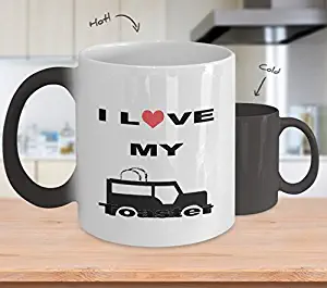 I Love My Toaster : Ideal Birthday or Thank You Gift For Car Lover Friend or Family - Color Changing Mug By Anna Gold Memory : Made In USA