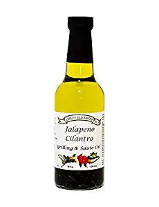 Jalapeno & Cilantro Grilling & Saute Cooking Oil, 10 FL OZ, Olive/Canola Oil Blend, KosherMi Certified, Vegan, Plant Based, Gluten Free, Sugar Free