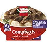 Hormel Compleats Tender Beef with Mashed Potatoes and Gravy (Pack of 24)