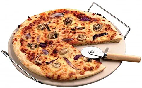 Oven-safe Pizza Stone & Rack