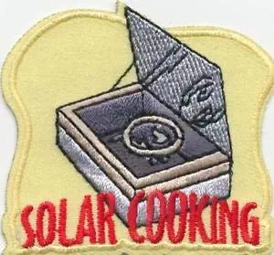 Girl & BOY Scout Patches Girl Boy Cub Solar Cooking Oven Box Fun Patches Crests Badges Scout Guide Iron