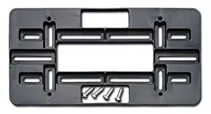 Cruiser Accessories 79150 Universal License Plate Mounting Plate, Black