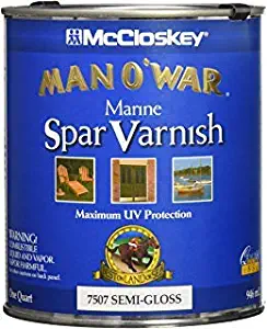 McClosky Man O War 80-7507 Spar Varnish-Low VOC, Semi-Gloss ~ One Gallon