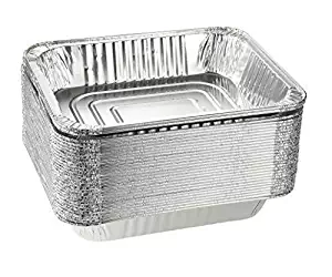 Aluminum Half Size Deep Foil Pan 30 packs 9 x 13 Safe for use in freezer, oven, and steam table.pen,