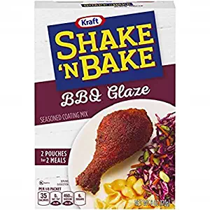 Shake 'N Bake BBQ Glaze Seasoned Coating Mix (6 oz Boxes, Pack of 8)