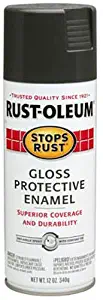 Rust-Oleum 7784830 Stops Rust Spray Paint, 12-Ounce, Gloss Charcoal Gray