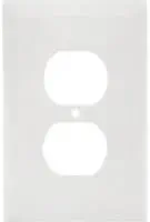 BRYANT ELECTRICAL PRODUCTS HUW NPJ8W WALLPLATE M-SIZE 1-G DUPLEX WHITE ***PACK OF 25***
