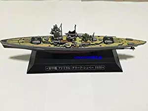 Eaglemoss German Admiral GRAF spee 1939 New with Blister Pack ONLY / NO Outer Box 1/1100 Diecast Battleship Model