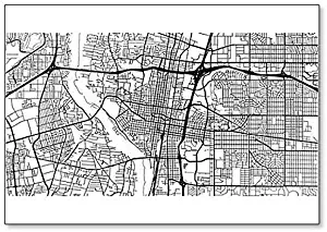 Urban City Map of Albuquerque, New Mexico, United States of America Classic Fridge Magnet