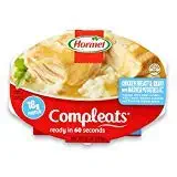 Hormel Compleats Chicken Breast with Rib Meat and Mashed Potatoes with Gravy, 10 Ounce, Pack of 18