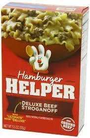 Betty Crocker, Hamburger Helper, Deluxe Beef Stroganoff, 5.5oz Box (Pack of 6)