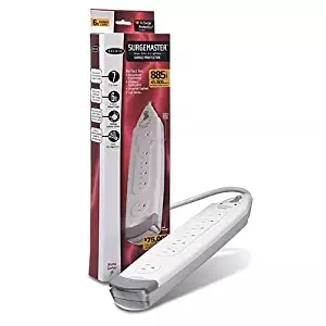Belkin F9H700-06 7-Outlet SurgeMaster Home Series Power Strip Surge Protector with 6-Foot Power Cord, 785 Joules